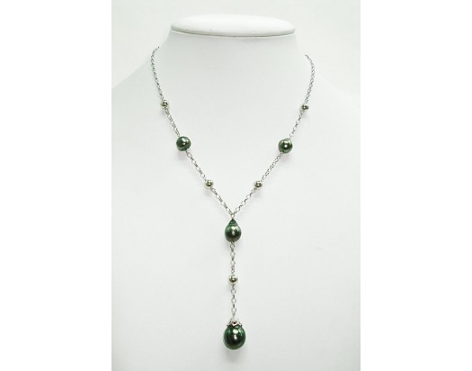 Black Tahitian Pearl Necklace
