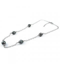 Black Tahitian Pearl Necklace