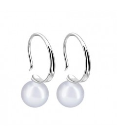 White Freshwater Pearl Earrings set in 14KW Gold Findings