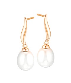 14KY Freshwater Pearl earrings 7.5mm